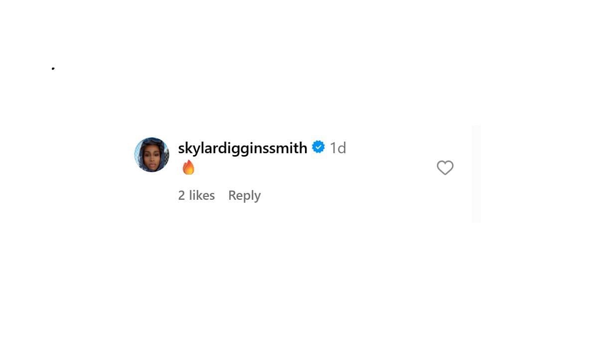Skylar Diggins with a perfect reaction to Lexie Brown's IG post